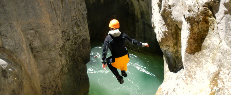 Canyon jump